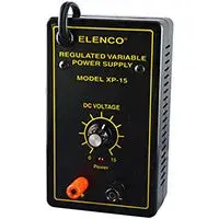 Elenco Adjustable DC Power Supply Kit – 0–15V, 300mA Solder-Assemble Model