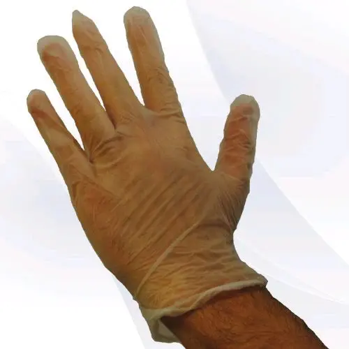 Emerald Shannon Powder-Free Vinyl Gloves (4 Mil, Medium) — Bulk Case of 1000