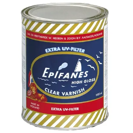 Epifanes Clear Gloss Varnish – 1L Container (CV.1000)