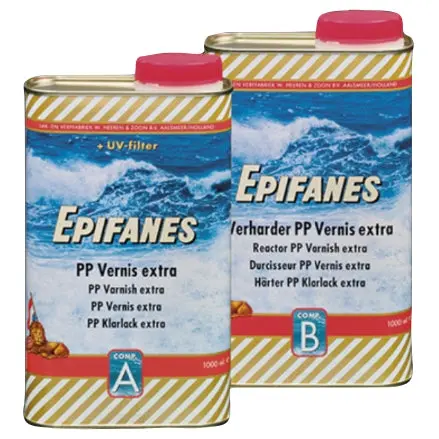 Epifanes PP Varnish Extra – High-Build, Fast-Drying Marine Varnish (2L, PPX.2000)
