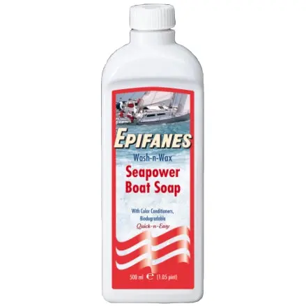 Epifanes Seapower Wash-and-Wax Boat Soap – 500ml Biodegradable Formula