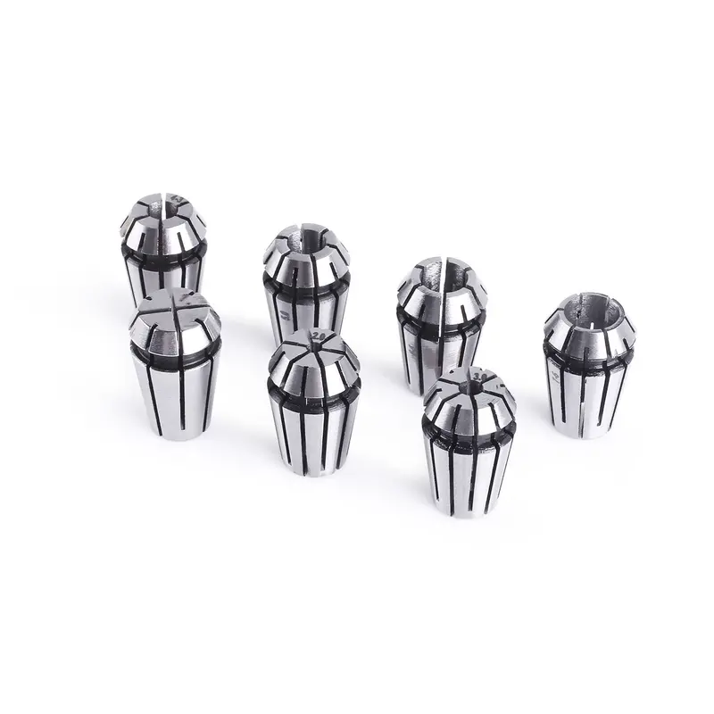 ER11 Spring Collet Kit — Metric Sizes: 1mm to 7mm (φ1–φ7), 7-Piece Precision Set