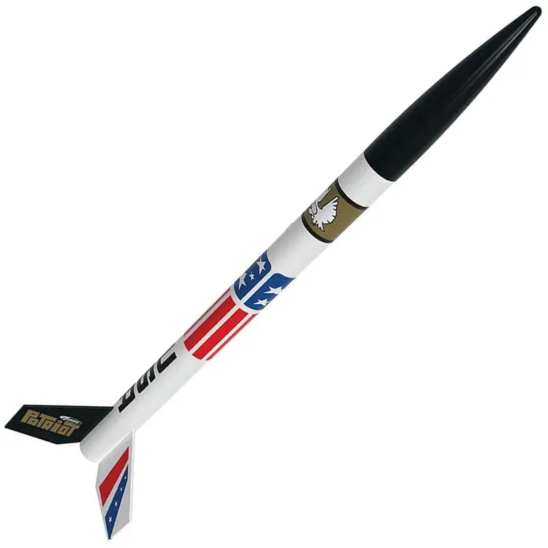 Estes Citation Patriot Model Rocket Kit – Intermediate Build Difficulty, Skill-Building Flying Project (Kit #652)