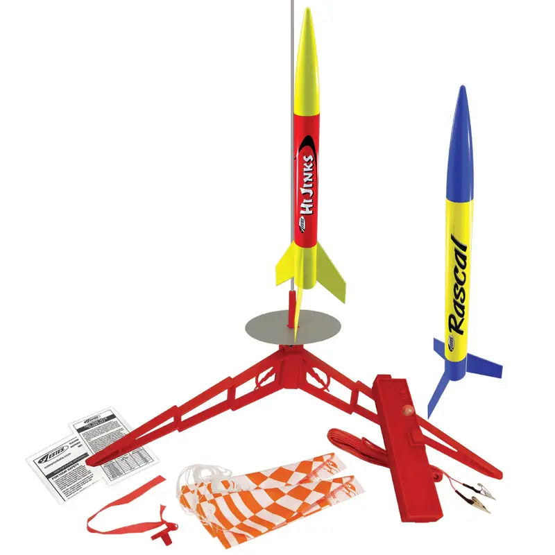 Estes Rascal & HiJinks Launch Kit – Includes Two Pre-Built Model Rockets (Part #1499)