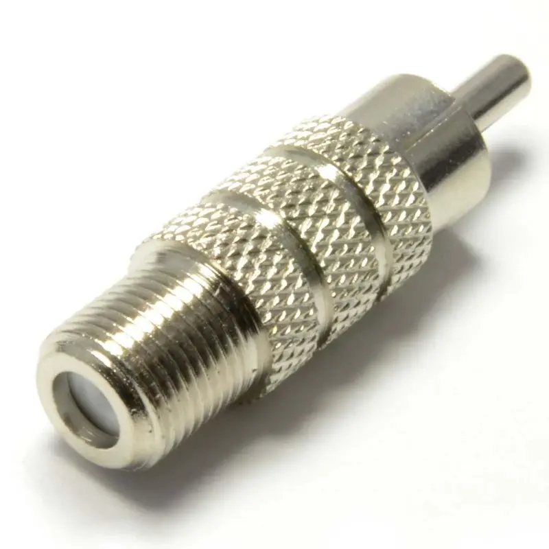 F-Type Female to RCA Male Coaxial Adapter