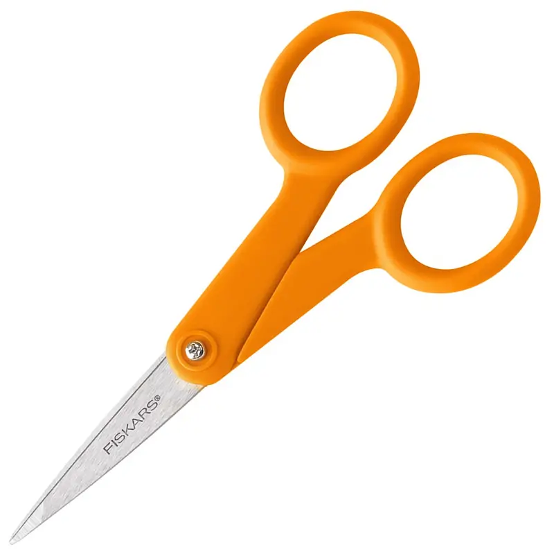 Fiskars No. 5 Micro-Tip Fabric Scissors – Precision Cutting for Sewing & Crafting (Model #94817897J)