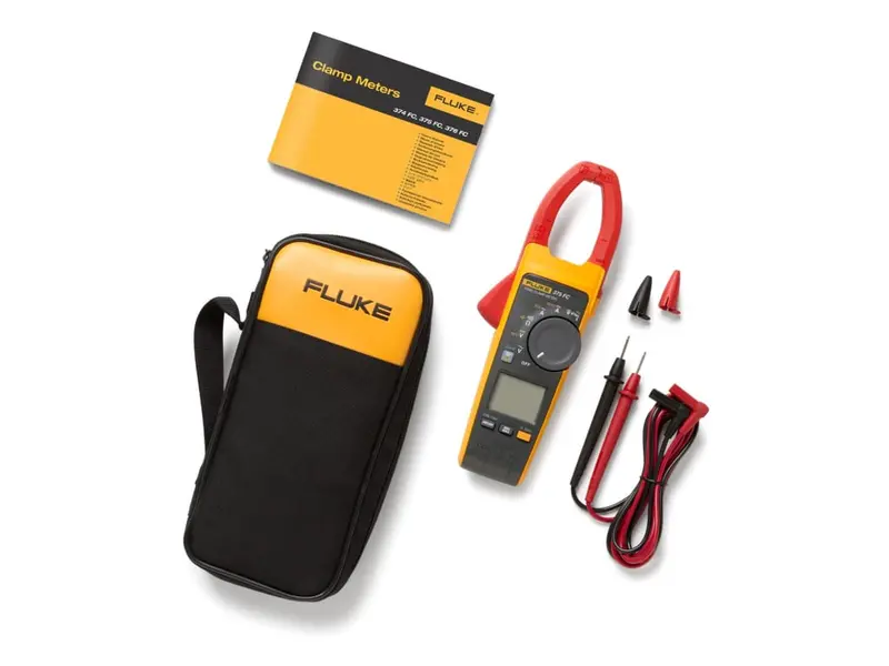 Fluke 375 FC Wireless Clamp Meter – True RMS AC/DC, 600A
