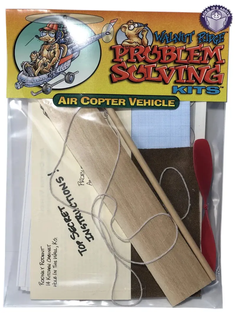 Flying Air Copter STEM Engineering Kit – Hands-On Design & Build Experience for Ages 10 and Up
