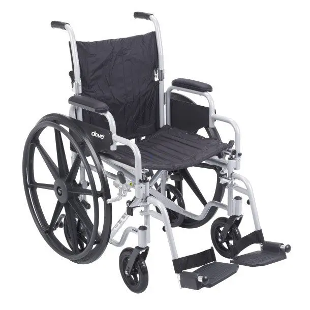 Foldable Transport Chair for Patient Transfer