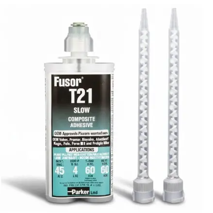Fusor T21 Slow-Cure Composite Epoxy Adhesive – 210 ml Cartridge, 3029750