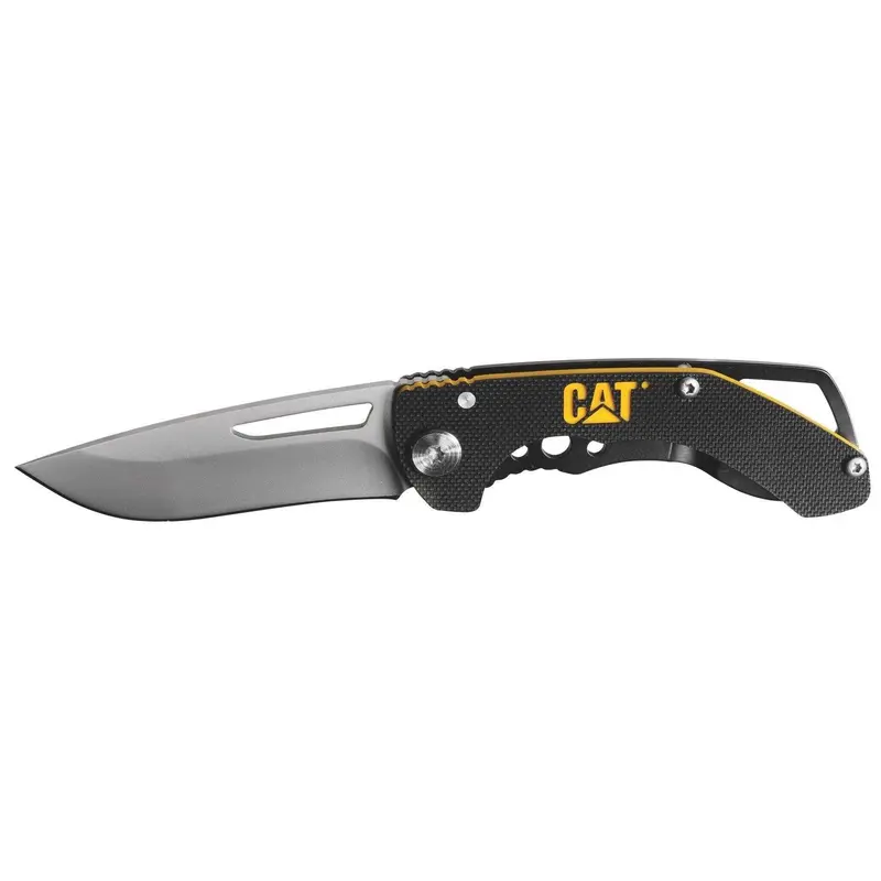 G10-Composite 5.5-Inch Drop Point Folding Knife – Black and Yellow