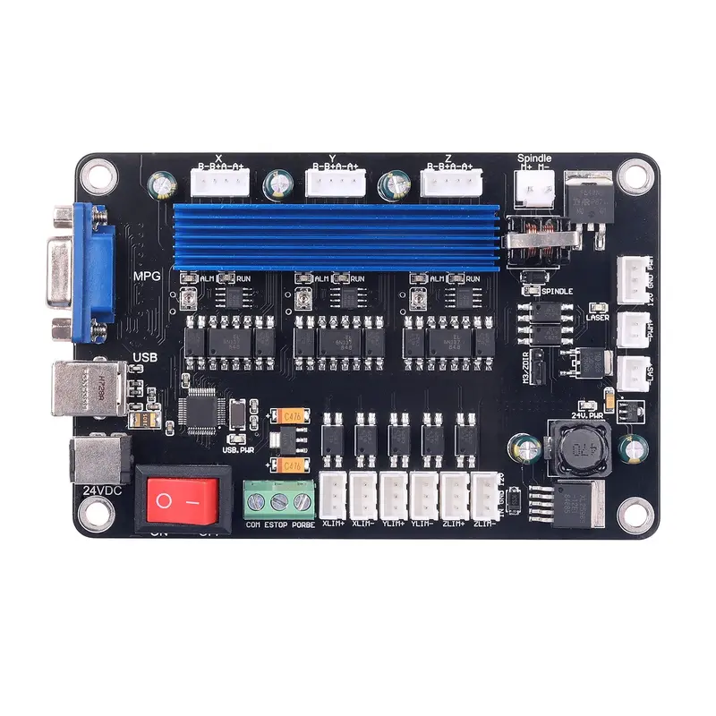 Genmitsu Mach3 Control Board – Open-Box Replacement for 3018-PROver & 3018-MX3 CNC Routers (Discontinued)