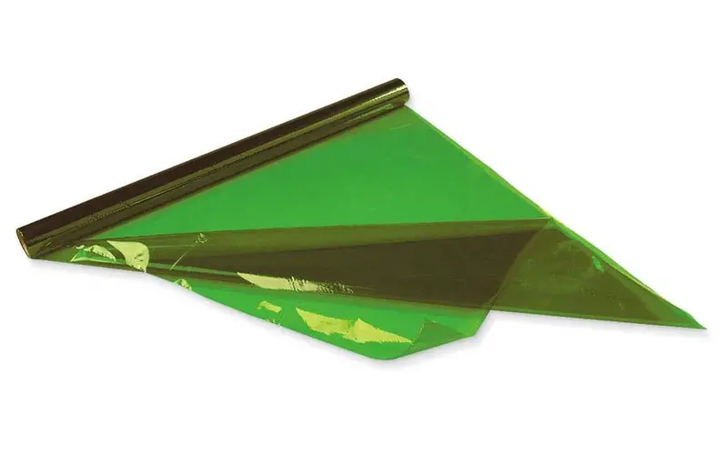 Green Cellophane Roll – 20″ × 12.5 Feet, Sheer Wrapping Film