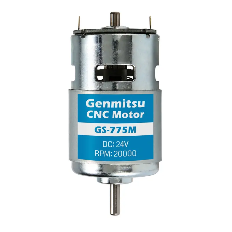 GS-775M 24V High-Speed Brushed Motor (20,000 RPM) with Integrated Noise Suppression