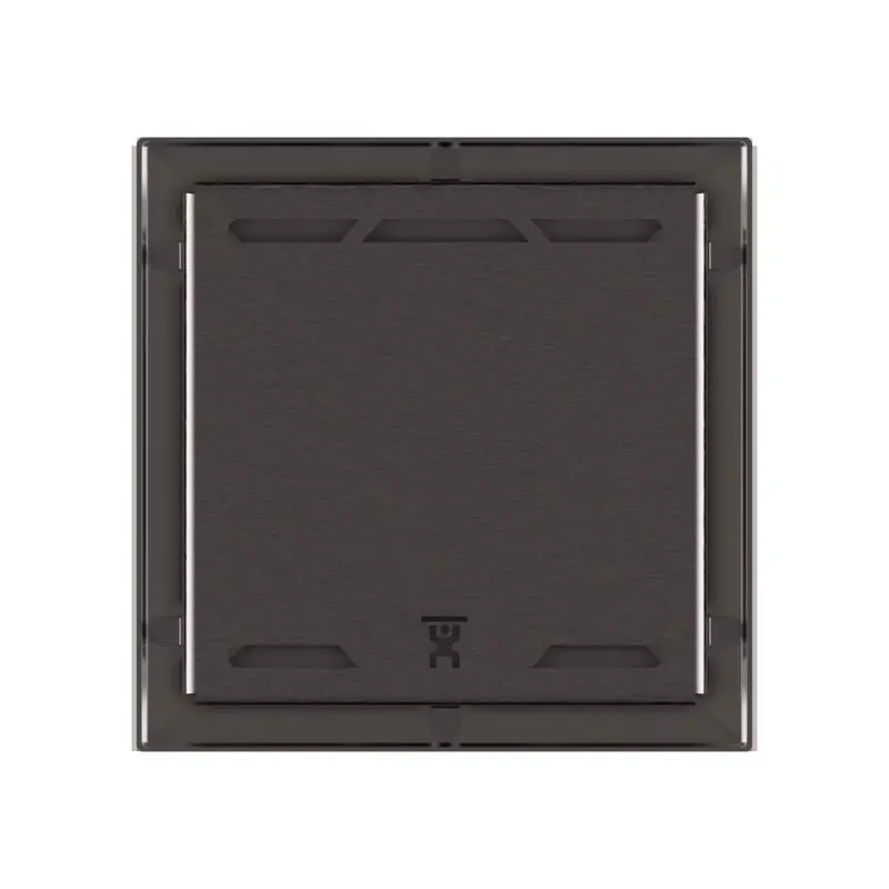 Guru Lisa Antique Nero Square Shower Drain – 4.5 Inches
