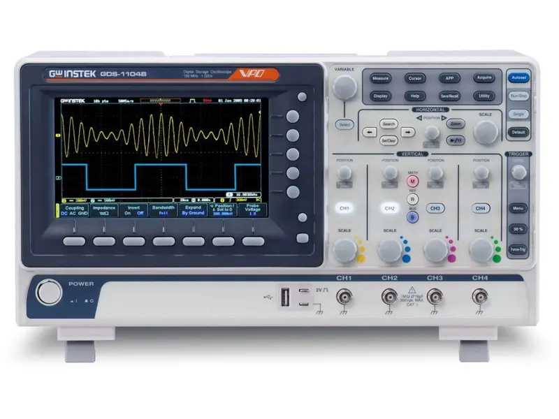 GW Instek GDS-1102B Digital Storage Oscilloscope – 100 MHz, 2-Channel DSO with Advanced Triggering & USB Connectivity