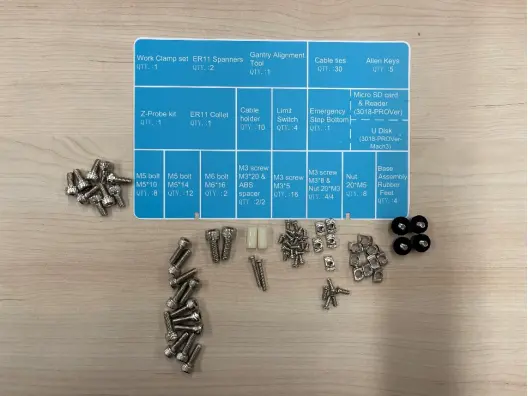 Hardware Screw Kit Compatible with 3018-PRO Ver and Mach3 CNC Systems