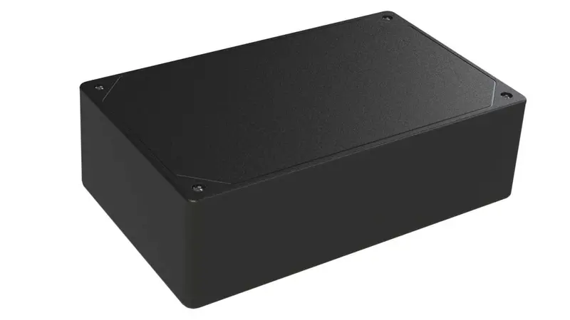 Heavy-Duty Black ABS Electronics Enclosure — 7.62×4.62×2.25″
