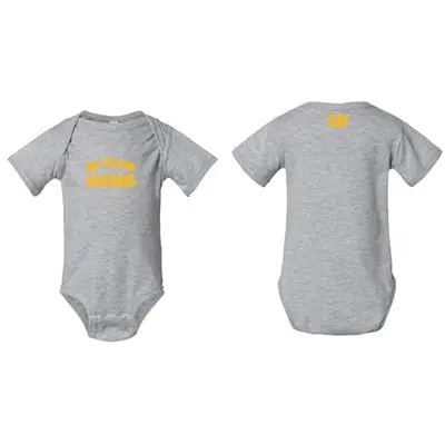Infant Yellow Construction Machinery Bodysuit