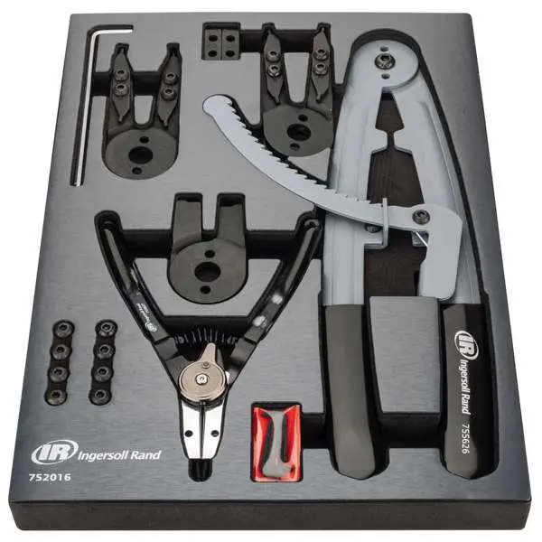 Ingersoll Rand 2-Piece Heavy-Duty Snap Ring Pliers Set