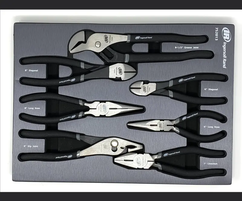 Ingersoll Rand Master 7-Piece Pliers Set – For General Purpose Gripping & Bending