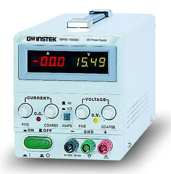 Instek 0–18V, 0–20A High-Capacity DC Switching Power Supply