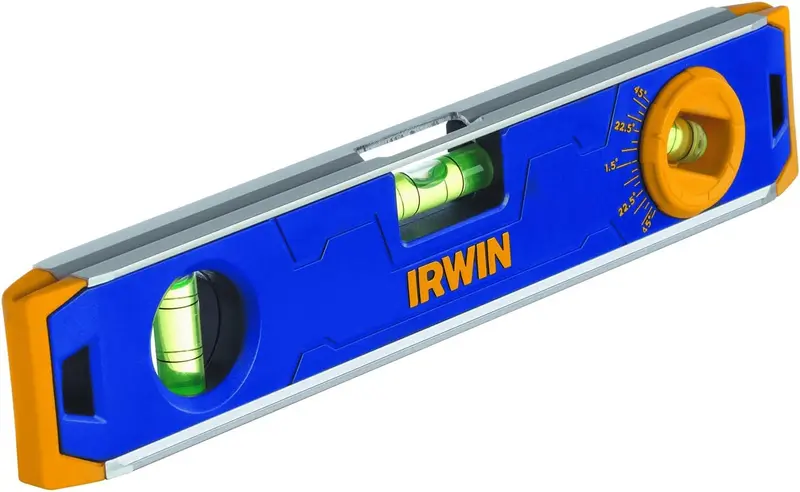 Irwin 9-Inch Magnetic Torpedo Level with Vial Accuracy (Model 1794155)