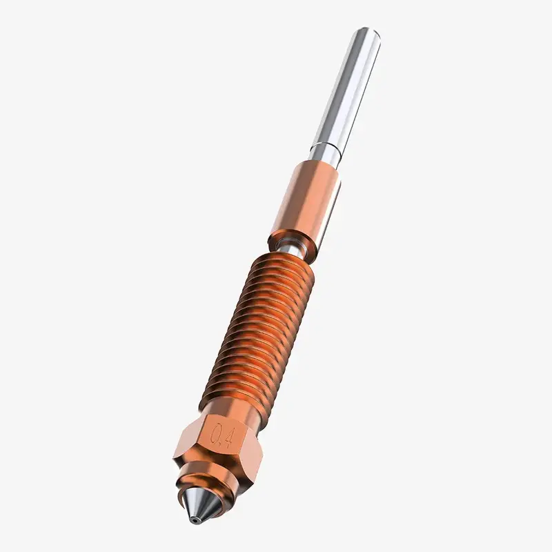 K1C Unicorn Quick-Swap Nozzle – Single 0.4mm High-Flow Copper/Hardened Steel Tip for Ender-3 V3 Series