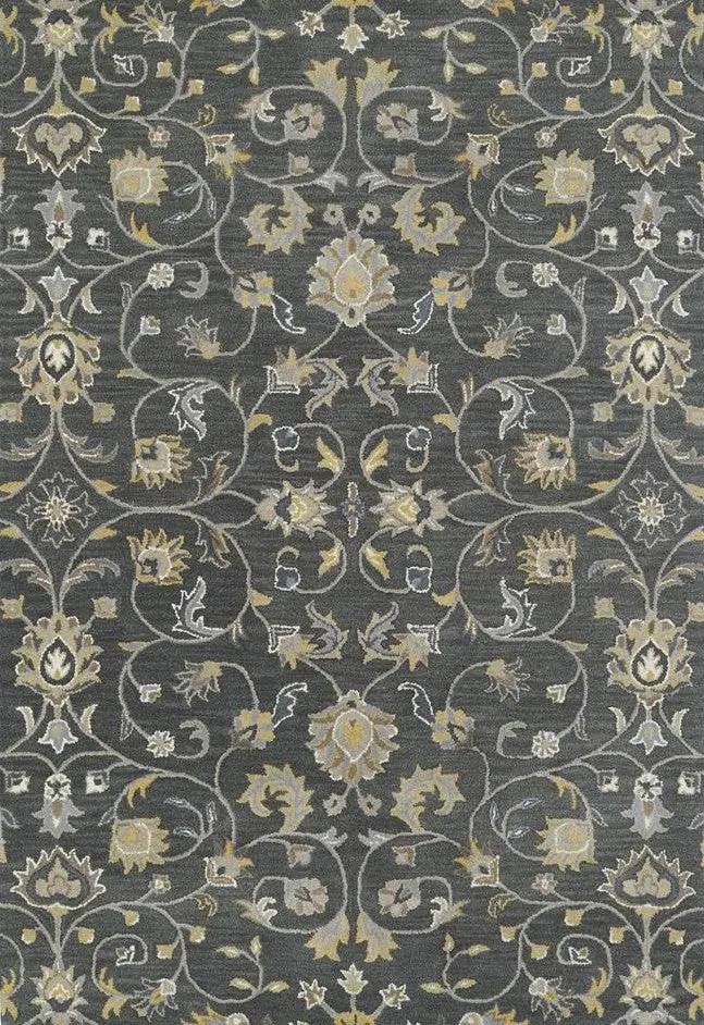 Kaleen King David Graphite 2′ x 3′ Area Rug
