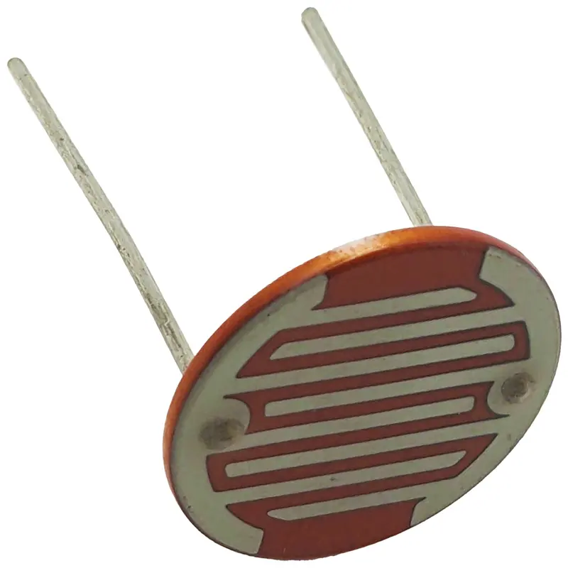 Large 20mm Photoresistor – Light-Dependent Resistor (LDR) with 50–100 kΩ Range