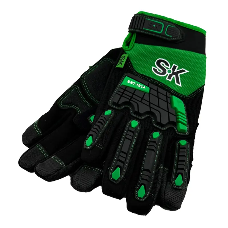 Large Impact-Resistant Heavy-Duty Work Gloves