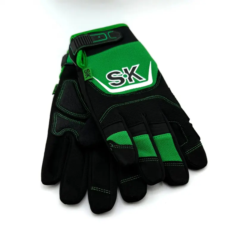 Large Touchscreen-Compatible Mechanic Work Gloves