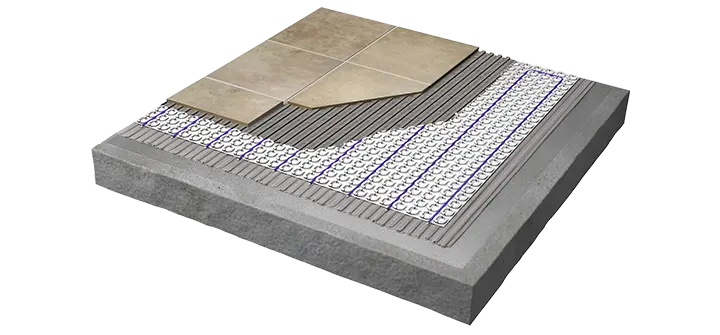 Laticrete Strata Radiant Floor Heating System – 240V, Covers 150 sq ft, Model 0800-3650-4