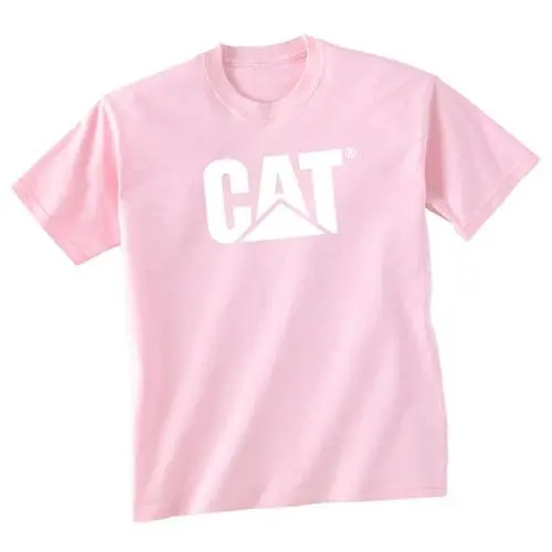 LDS Logo Graphic T-Shirt in Pink and White