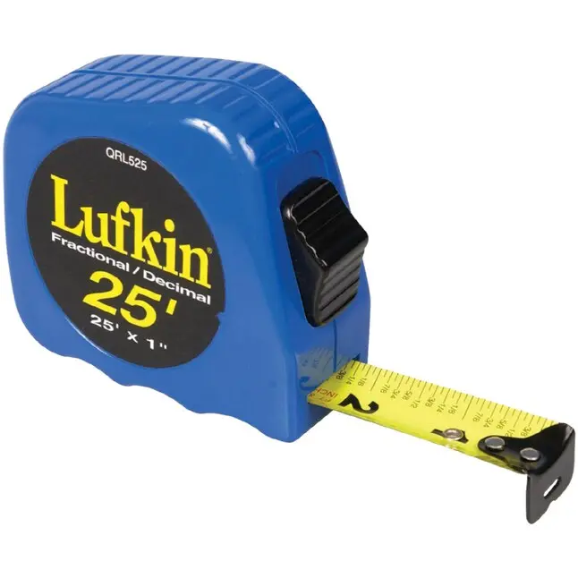 Lufkin QRL525MP Quick-Read Vertical Tape Measure – 1-Inch x 25-Foot with Clear Scale Layout