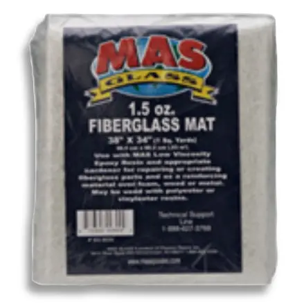 MAS Epoxies 1.5 oz Fiberglass Mat – Reinforcement Layer for Epoxy Projects