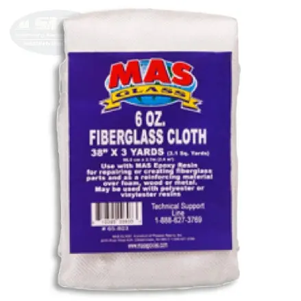 MAS Epoxies 6 oz Fiberglass Cloth – Woven Reinforcement Fabric for Marine & Composite Use