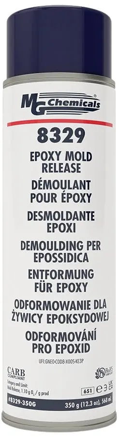 MG Chemicals Non-Silicone Mold Release Spray – 12.3 oz High-Performance Aerosol (8329-350G)