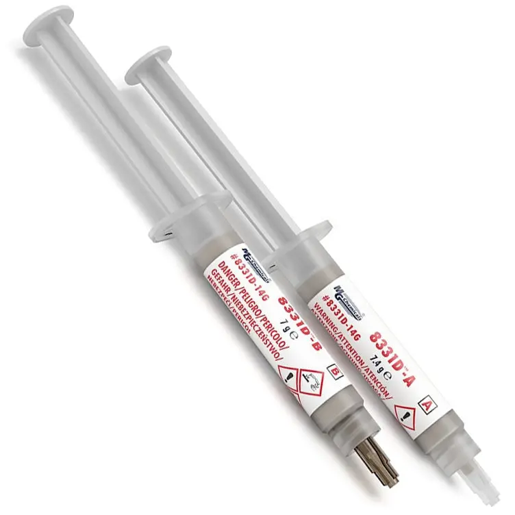 MG Chemicals Silver Conductive Epoxy Adhesive – High-Conductivity, 20-Min Work Life, 14g Kit (8331D)