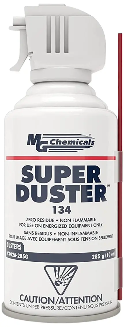 MG Chemicals Super Duster 134 – 285g Precision Compressed Air Cleaner (402A-285G)