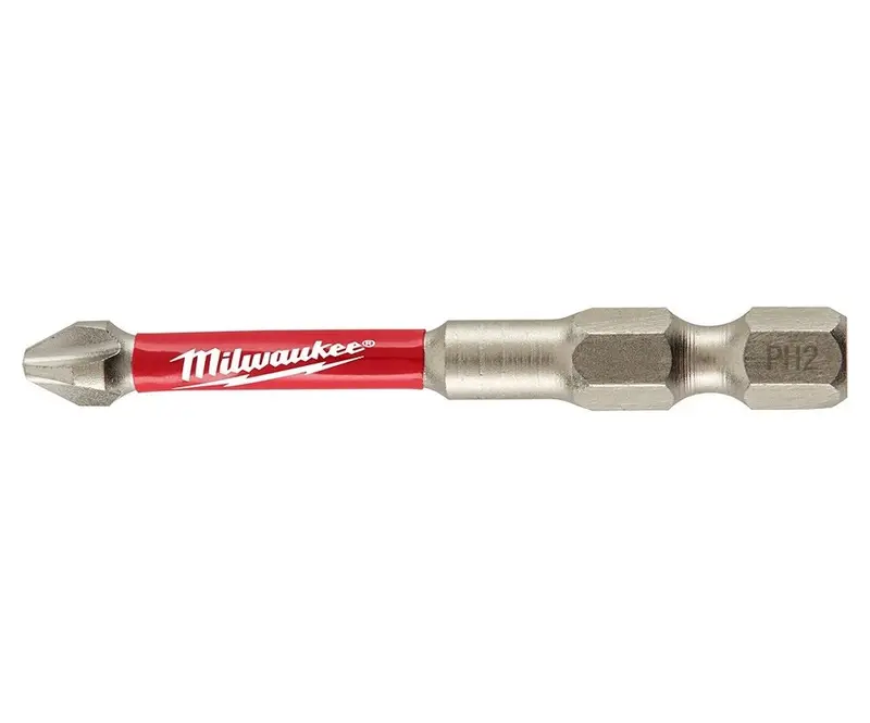 Milwaukee Shockwave Matrix Carbide 2-1/4″ Phillips #2 Impact Driving Bits – 10-Piece Set