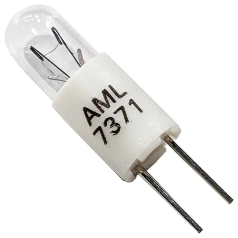 Mini 5mm Bi-Pin Incandescent Lamp – 12V, 40mA, T-1 3/4 Base (7.5mm Height)