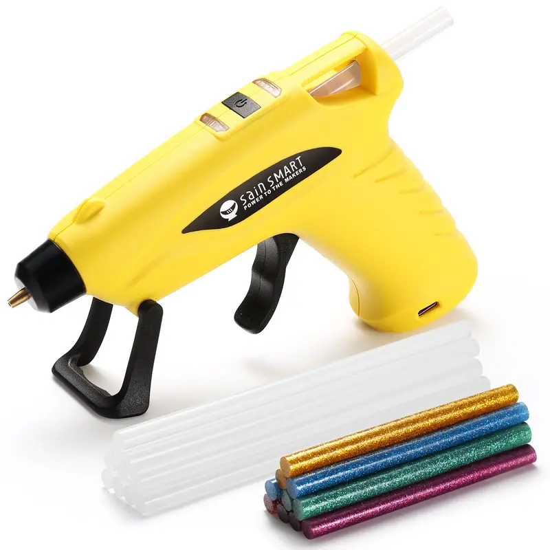Mini Cordless Hot Glue Gun – Compact Craft Tool for DIY, Decor & Modeling