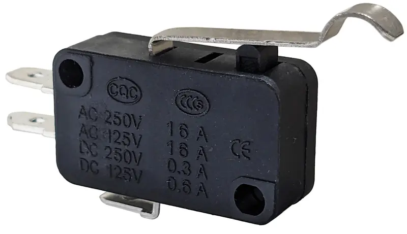 Mini SPDT Snap-Action Limit Switch – 5A/250V AC, Solder Lug Terminals