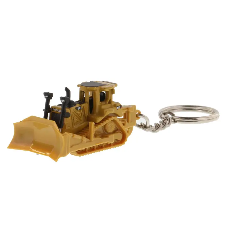 Miniature CAT D8T Track-Type Tractor Keychain