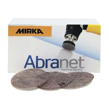 Mirka Abranet 1.3-Inch Grip Sanding Discs – 9A-600 Abrasive Series