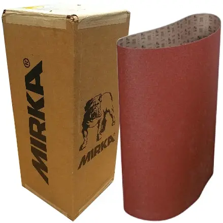 Mirka HIOLIT XO Wide Sanding Belts – 43-Inch × 60-Inch, TS-Joint Construction (57-43-60 Series)