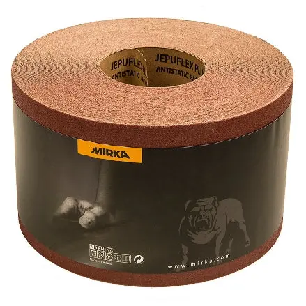Mirka Jepuflex Antistatic Sanding Drum Rolls – 6-Inch × 75-Foot, Grip Style (44-625 Series)