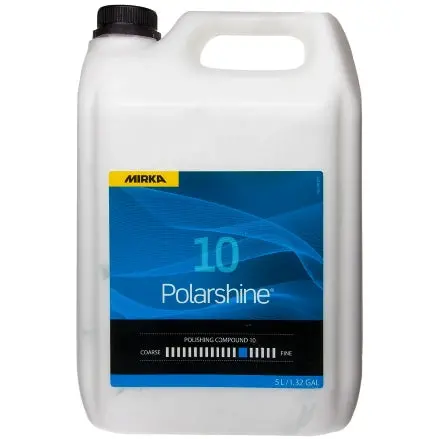 Mirka Polarshine PC10 Medium-Coarse Polishing Compound – 5-Liter Bulk Size (PC10-5L)