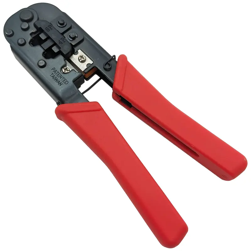 Multi-Standard Crimping Tool – Supports RJ-11, RJ-12, RJ-45, and Handset Connectors